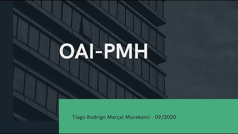 ConceitosNaPrática#1 - Protocolo OAI-PMH