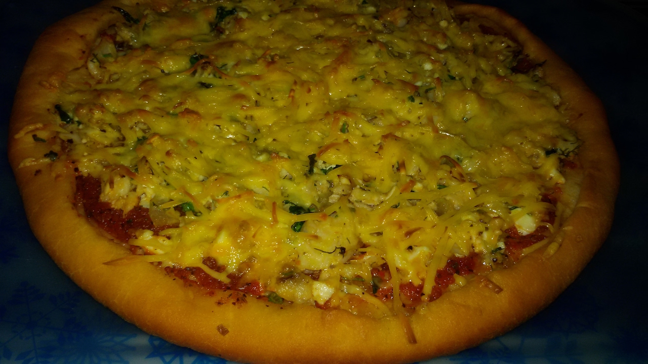 Рыбная пицца. Минимум продуктов - превосходный результат!!!