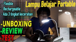 Review LAMPU LED untuk MEJA BELAJAR (LED mini desk)