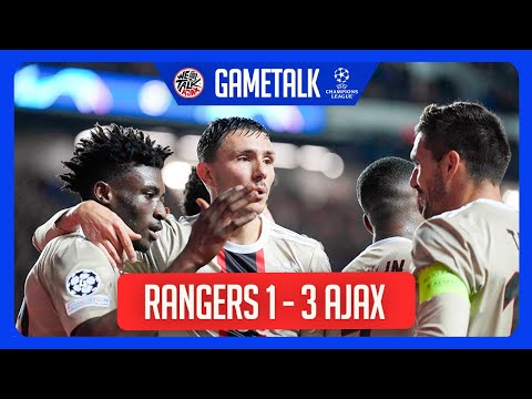 GameTalk Rangers 1 - 3 Ajax: "I'm struggling to see the bigger picture." (EyeJax)