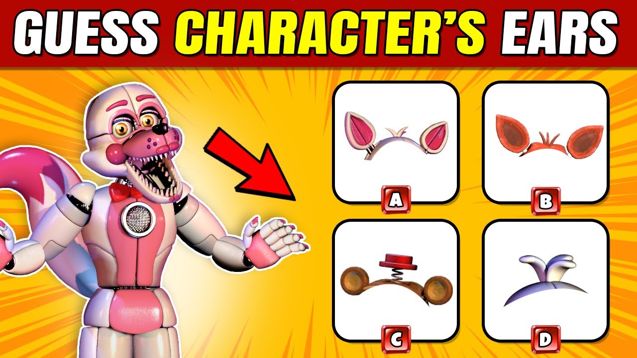 Guess The FNAF Character by Voice & Ears - Fnaf Quiz | Five Nights At ...
