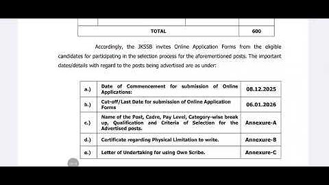 600 New Job Vacancies of FINANCE ACCOUNTS ASSISTANT OUT by JKSSB || New Controversy|| Reservation 