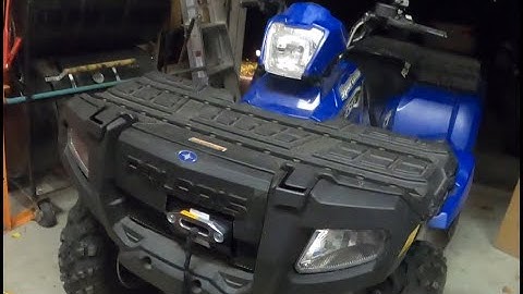 2006 Polaris Sportsman 450 Winch Install