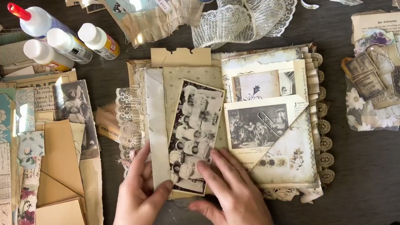 Shabby Junk Journal Flip Through! La petite rose.