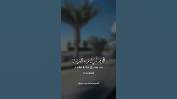 شَهْرُ رَمَضَانَ ٱلَّذِىٓ أُنزِلَ فِيهِ ٱلْقُرْءَانُ || من سورة البقره || القارئ عبدالرحمن مسعد 🤍✨.