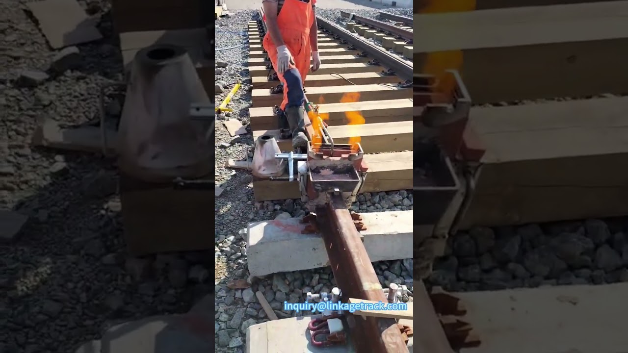 thermite welding with different type of rail