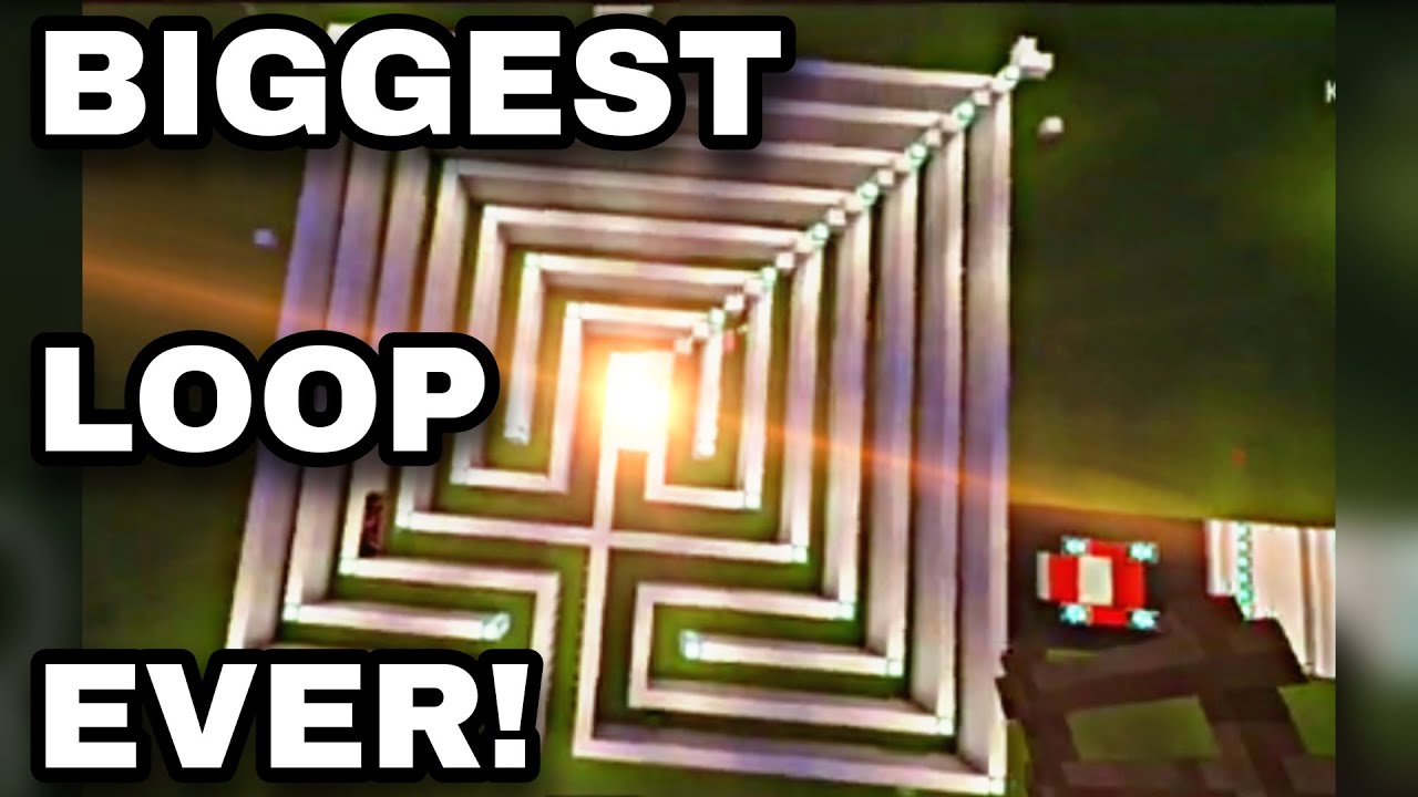 LONGEST LOOP in MINECRAFT??? - YouTube