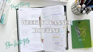 Plan With Me 2026 | Weekly Planner Routine | Project Planning