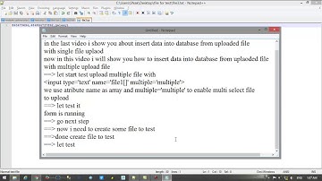 How to insert data from a text file into database with php Part 2