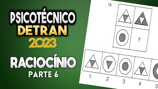 PSICOTÉCNICO DETRAN 2023 - RACIOCÍNIO parte 6