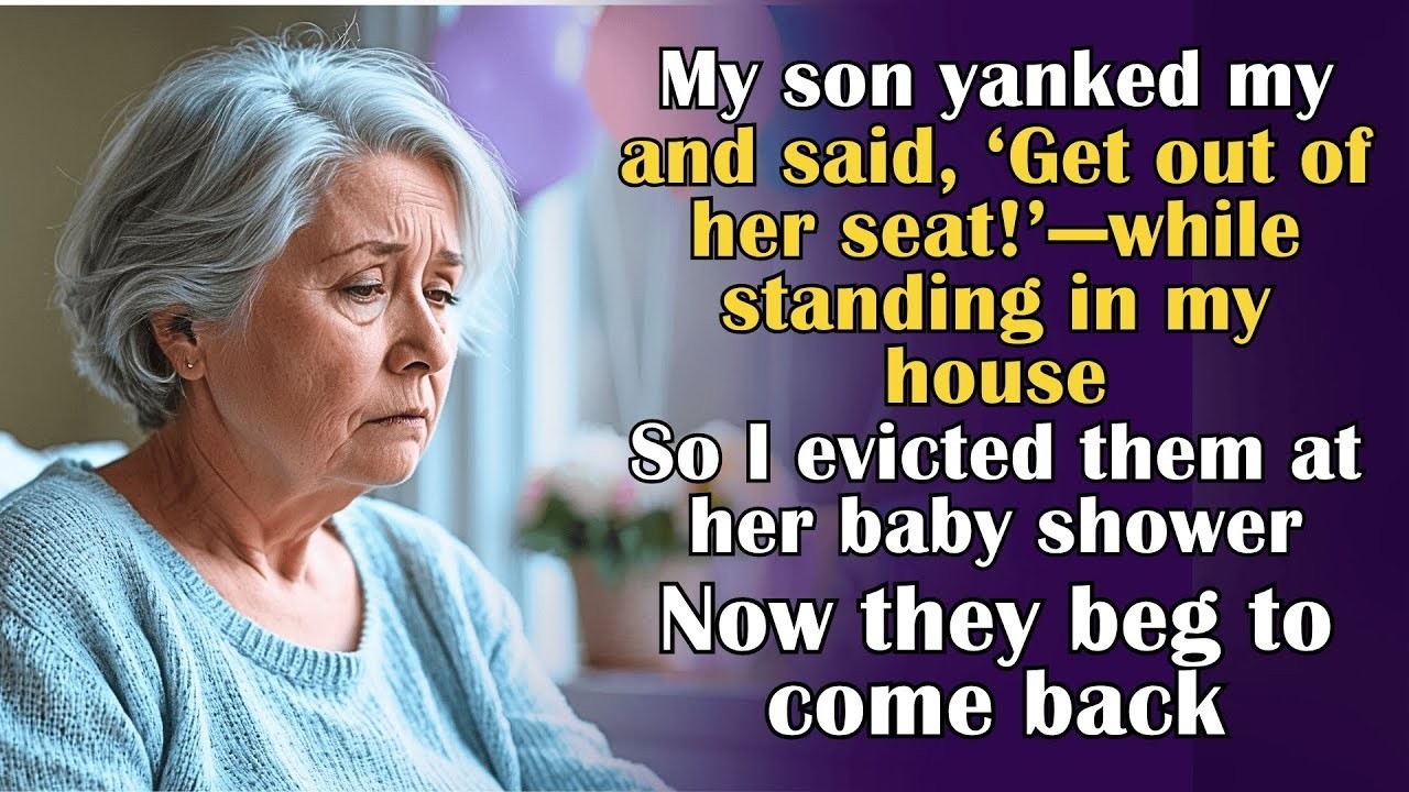 My Son Yanked My Arm and Said, “Get Out of Her Seat!” at His Baby Shower — So I Got Out… and Took