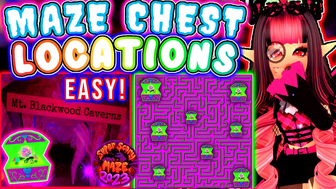 Limey 🎗️ on X: First Floor Updated & Basement Maze Map for RH Autumn  Town! 🍁 Both include all 38 chest locations! You can also watch the video  tutorial w/ me & @