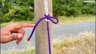 These 2 Rope knots sure to impress you #knot #tipsandtricks 