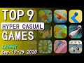 Top 9 NEW Hyper Casual Games (Sep.19 - 25, 2020)