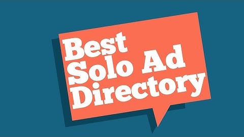 Best Solo Ad Directory - Buy Solo Ads that Convert!