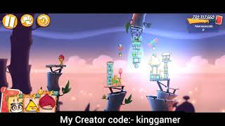 Angry birds 2 clan battle today (5 Times Bubbles Used) (2 autofall) (easy gameplay) screenshot 3