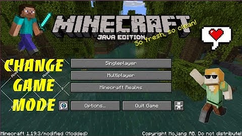 How To Change Game Mode In Minecraft Java Edition TLAUNCHER || Survival To Creative Quickly ||