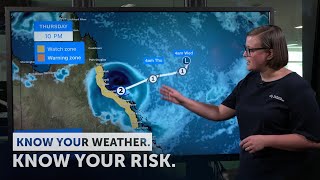 Severe Weather Update 23 Jan 2024: Tropical cyclone developing over the coral sea