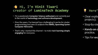 Start Your Journey with LuminaTech Academy | Java & CS Made Simple