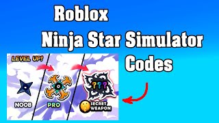 Roblox Ninja Star Simulator Codes ! 😱