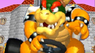 Mario Kart 64 - 50cc Flower Cup Grand Prix (Bowser Gameplay) Nintendo 64