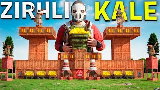 Son Zamanlarin En Güçlü Evi̇ni̇ Yaptik Ve 24 Saat Yaşadik Muhteşem Rai̇dler Ve İnti̇kam Rust Türkçe