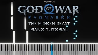 God Of War Ragnarök - The Hidden Beast Piano Tutorial