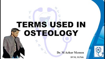 Terms used in Osteology | Osteology | Veterinary Anatomy