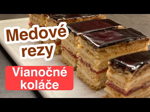 Medové Rezy Vianočné Koláče