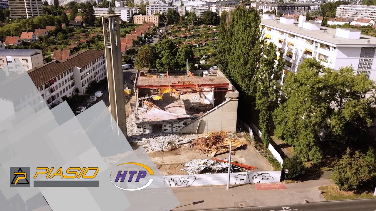 2023 - PIASIO HTP - DÉMOLITION ÉGLISE ST PIE - GENÈVE