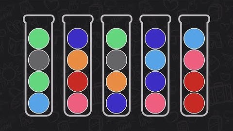 Ball Sort Puzzle Level 45 Solution