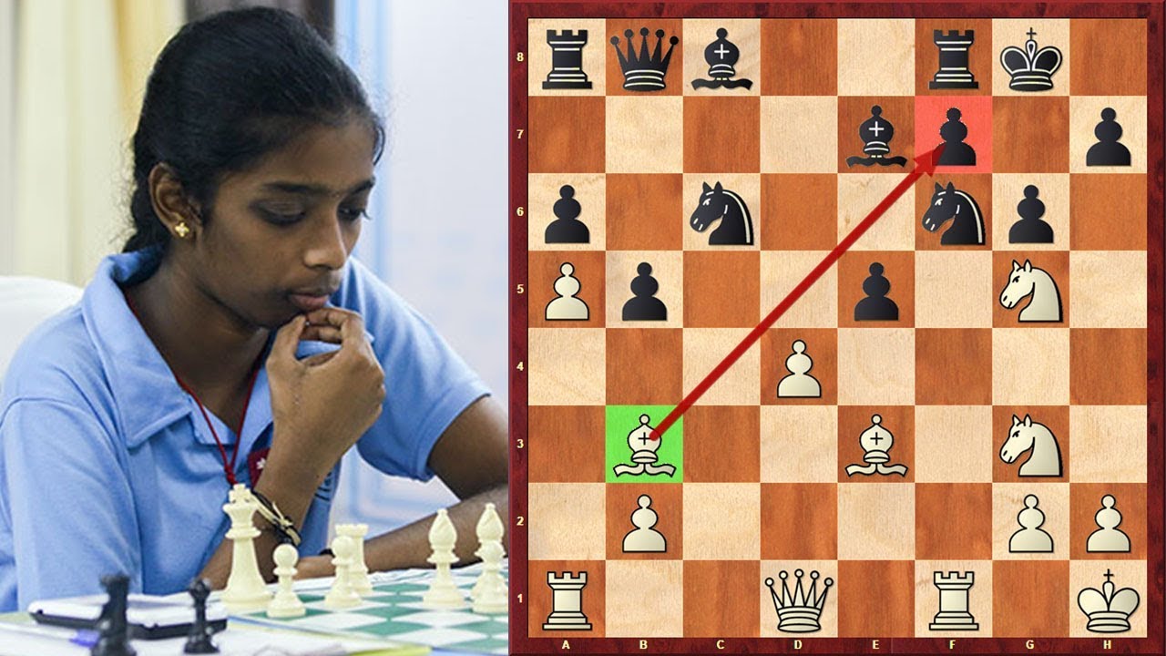 Praggnanandhaa's Sister Vaishali Takes Down a 2650+ GM 