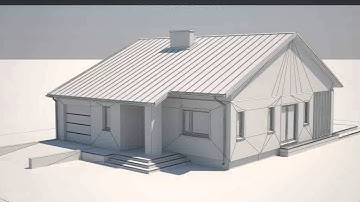 Example house model 3D model from CGTrader.com