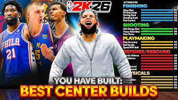 *NEW* BEST CENTER BUILD IS THE BEST BUILD IN NBA 2K26! (99 REBOUND + 95 STRENGTH + 95 DUNK)