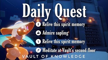 Daily Quest in Vault of Knowledge | sky children of the light | Noob Mode