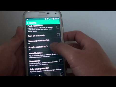 Samsung Galaxy S5: How to Change Google Subtitle Caption Style (Background Color)