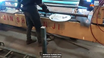 Cuplock Scaffolding Ledger Manufacturing Video - Wellmade China