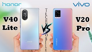 Honor V40 Lite vs Vivo V20 Pro