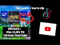 PS4: CLIP & UPLOAD VIDEOS TO TIKTOK/YOUTUBE (high quality) ✮