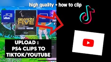 PS4: CLIP & UPLOAD VIDEOS TO TIKTOK/YOUTUBE (high quality) ✮