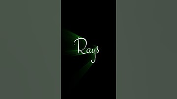 Rays effect on Alight Motion
