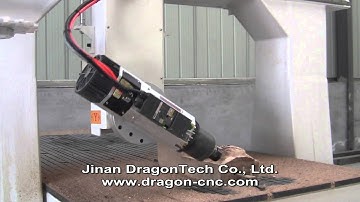 4 axis CNC Router, 4d CNC Router, made by DragonTech
