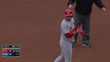 STL@CHC: Peralta hammers a double to left field