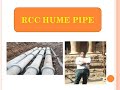 RCC Hume pipe