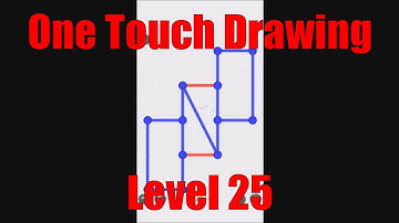 One Touch Drawing Level Stage Niveau Nivel Yровень 25. Solution