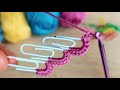 Super Easy Crochet with a Paperclip Ataş İle Harika Bir Çalışma