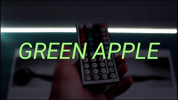 How to make GREEN APPLE on LED Light Strips! (Custom DIY Light Strip Colors #12)