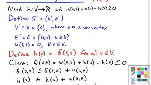 Topic 19 B Johnsons Algorithm