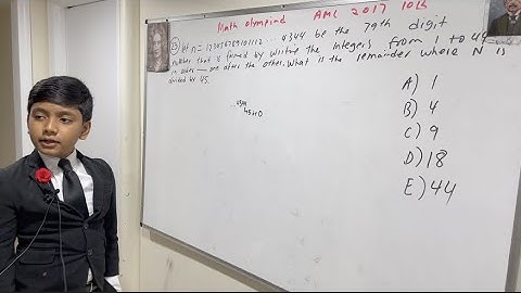 Math Olympiad | AMC 2017 10B Q23