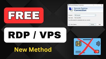 Get Free RDP/VPS | No Credit Card Needed!